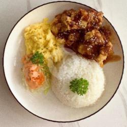 Teriyaki Chicken Karage Rice