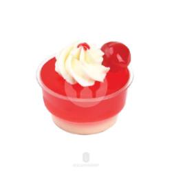 Pudding Strawberry Jelly Cup