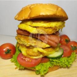 Burger Sosis   Telor