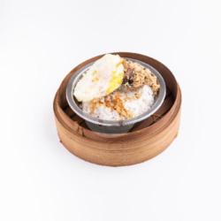 Steam Nasi Ayam Cincang   Telur