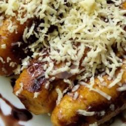 Pisang Owol Coklat Keju