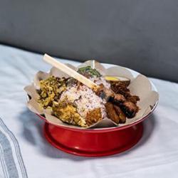 Nasi Campur Ayam Babi