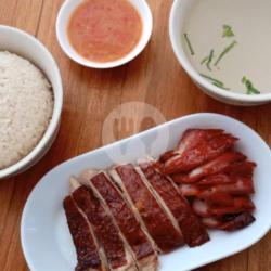 Nasi Ayam Hainan   Charsiu