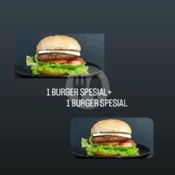 1 Burger Hijau Spesial   1 Burger Hijau Spesial