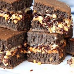 Keju Kacang Brownies