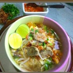 Nasi Soto Daging Khas Lamongan