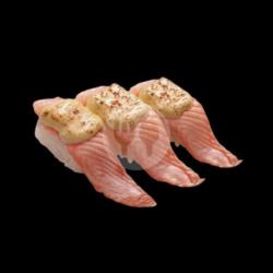 Salmon Garlic Chesee Nigiri