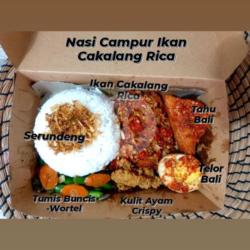 Nasi Campur Cakalang Rica