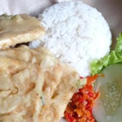 Nasi Tempe Mendoan