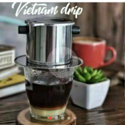 Kopi Ala Vietnam Drip Pisang Rebus