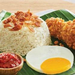 Nasi Putih Ayam Krispy