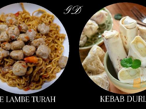 Mie Lambe Turah & Kebab Durian Thai Tea GD