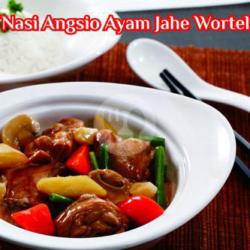 Nasi Angsio Ayam Jahe   Wortel