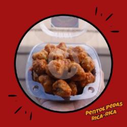 Pentol (bakso) Goreng Pedas (besar)