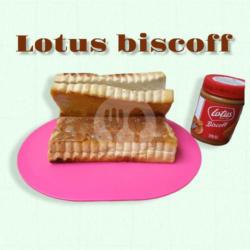 Roti Bakar Lotus Biscoff (crunchy) Susu