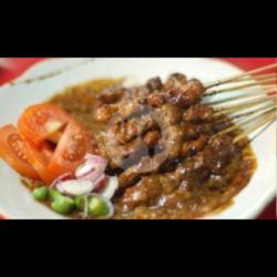 Sate Kacang Ayam 6 Tusuk   Ketupat