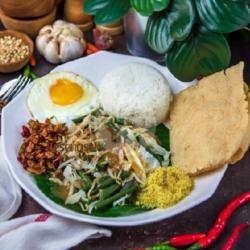 Nasi Pecel Komplit