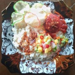 Nasi Lemak Telor Sambal Merah