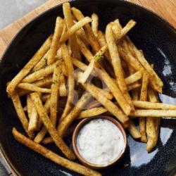 Shoestring French Fries With Labneh