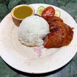 Nasi Ayam Panggang Saos Madu