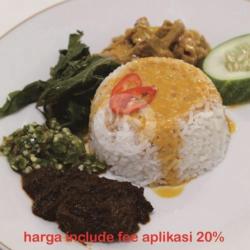 Nasi Rendang Daging