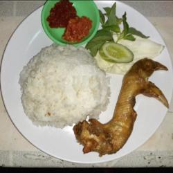 Nasi Kepala Ayam Goreng