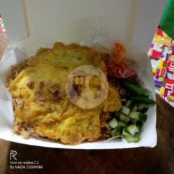 Bihun Goreng Telur Dadar .