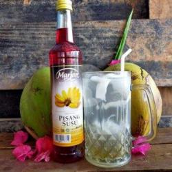 Es Kelapa Muda Sirup Pisang Susu