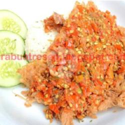 Telur Crispy Sambal Mentah   Nasi