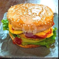 Burger Medium   Jus Buah Melon Segar