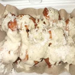 Pisang Kembung Tiramisu Topping Keju