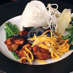 Ayam Tangkap Aceh   Nasi