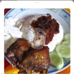 Nasi Bebek Dada Sambel Hitam