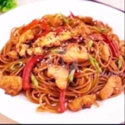 Spaghetti Chiken Teriyaki