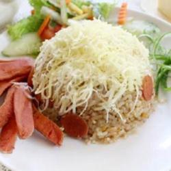 Nasi Goreng Bakso Sosis Keju