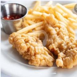 Paket Ayam Crispy Kentang Gila Saus Bolognase