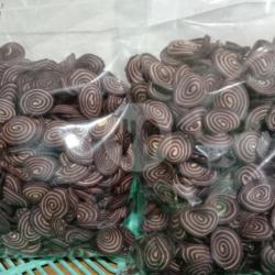 Kue Kuping Gajah Manis Coklat