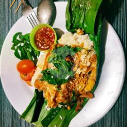 Nasi Bakar Suwir Tuna Pedas