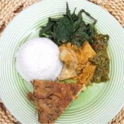 Nasi Telur Dadar Sayur Sambel Free Mineral Mini