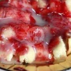 Kue Pancong Strawberry Susu Seporsi