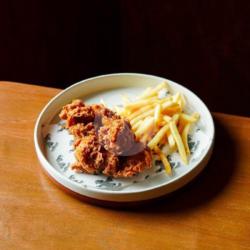 Crispy Fried Chicken And Fries