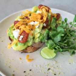 Smashed Avo Stack