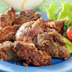 Ati Ampela Crispy   Tahu Tempe Sambal