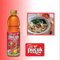 Paket Teman Pangsit Kuah Rebus X Teh Pucuk Harum 350ml