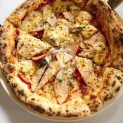 Smoked Chicken Ham & Sausage Pizza