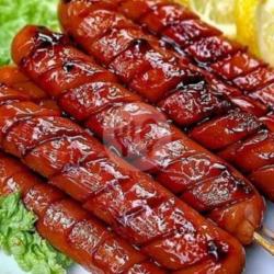 Sosis Bakar Premium ( Saus Keju/bbq/mayo/cabe/lada Hitam)