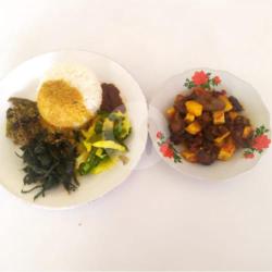 Nasi Sambal Kentang Ati