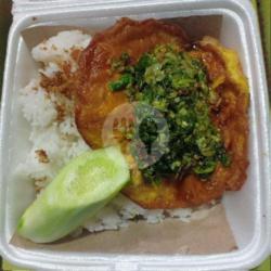 Nasi Sambal Telor Dadar Cabe Hijau