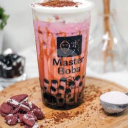 Master Boba Red Velvet Small Gratis Creamchese