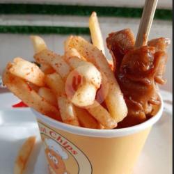 French Fries   Sosis Bakar